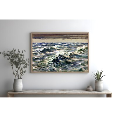 COASTAL WALL ART.  12" x 8", 17" x 11" or 24" x 16".  Fine Art or Canvas Texture Print Paper.  Ready to Frame.  Frame Not Included. - image1